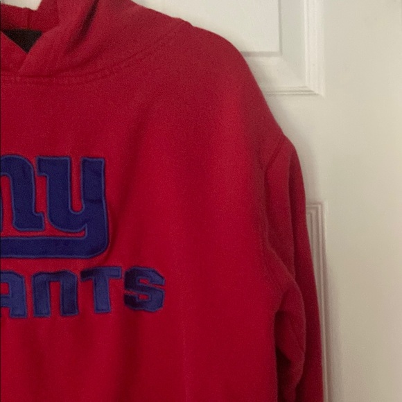 Reebok Giants Red Hoodie Sweatshirt - Picture 7 of 12